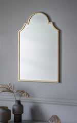 Amos Aged gold arch mirror