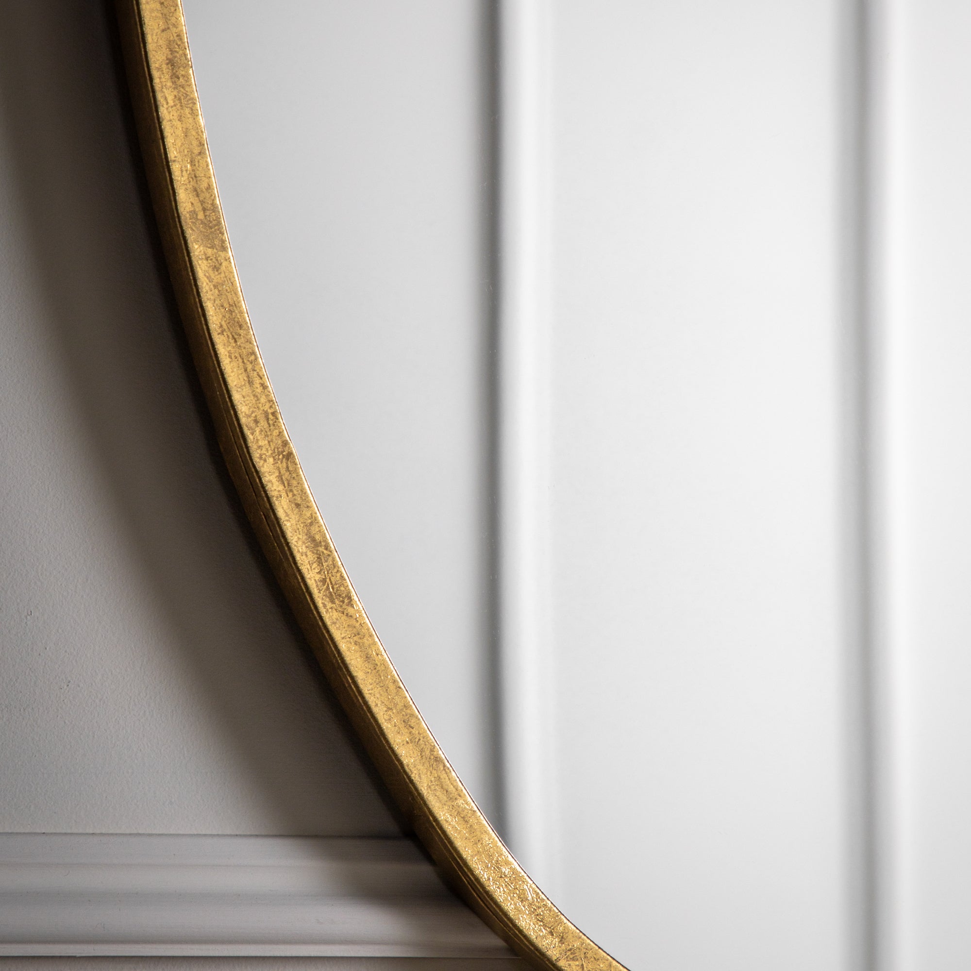 Amos Aged gold medium reuleaux mirror