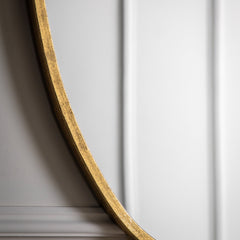 Amos Aged gold medium reuleaux mirror