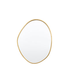 Amos Aged gold oval mirror