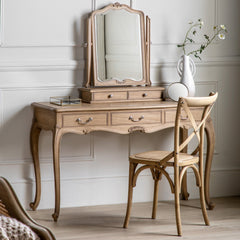 Amos Wooden table top mirror
