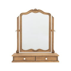 Amos Wooden table top mirror