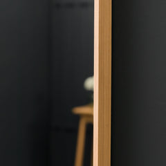 Amos Oak veneer rectangle mirror