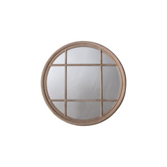 Amos Vintage clay round window mirror