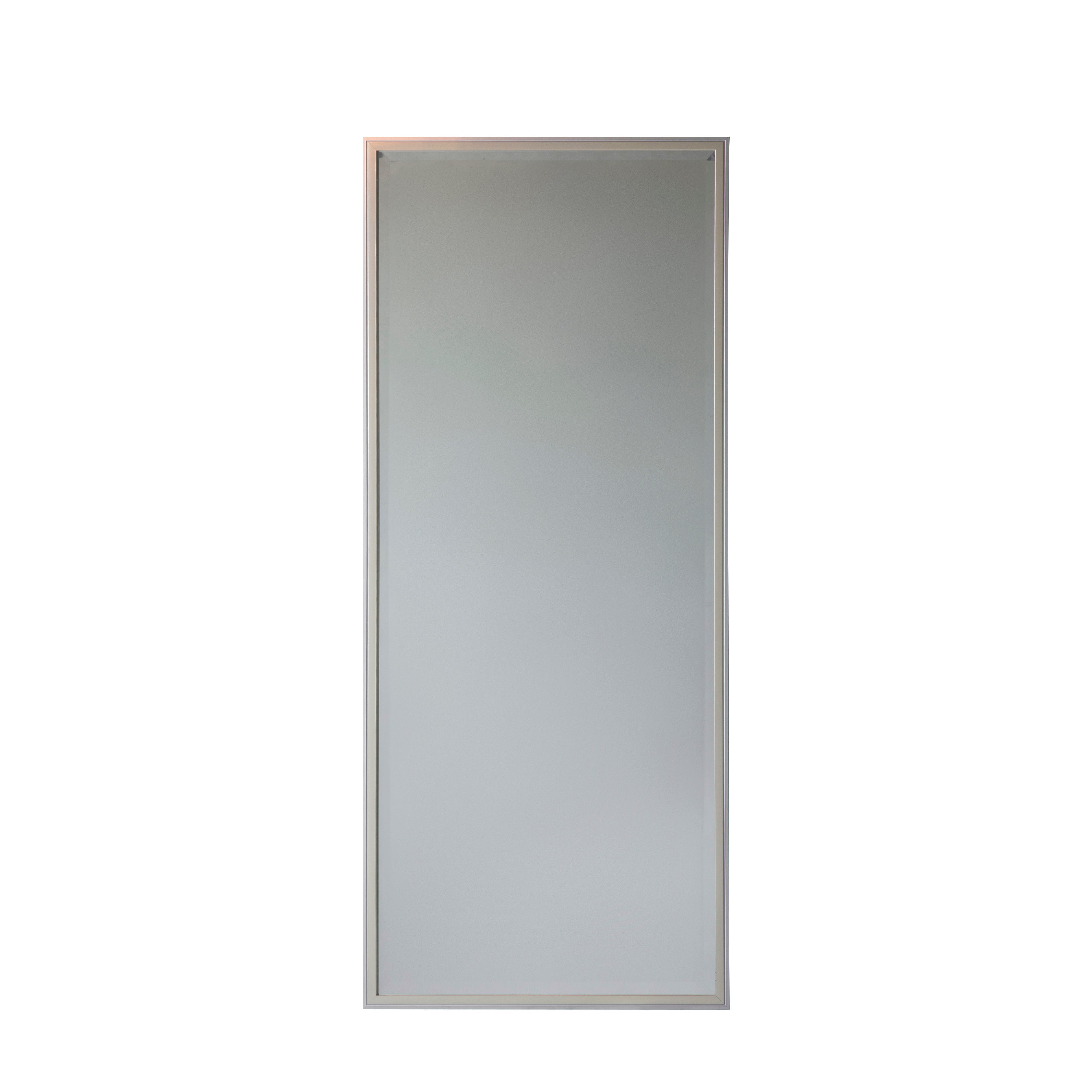 Amos Pewter and champagne gold paint leaner mirror