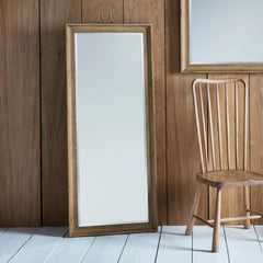 Amos Oak leaner mirror