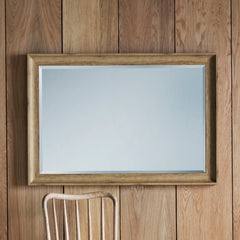Amos Oak rectangle mirror