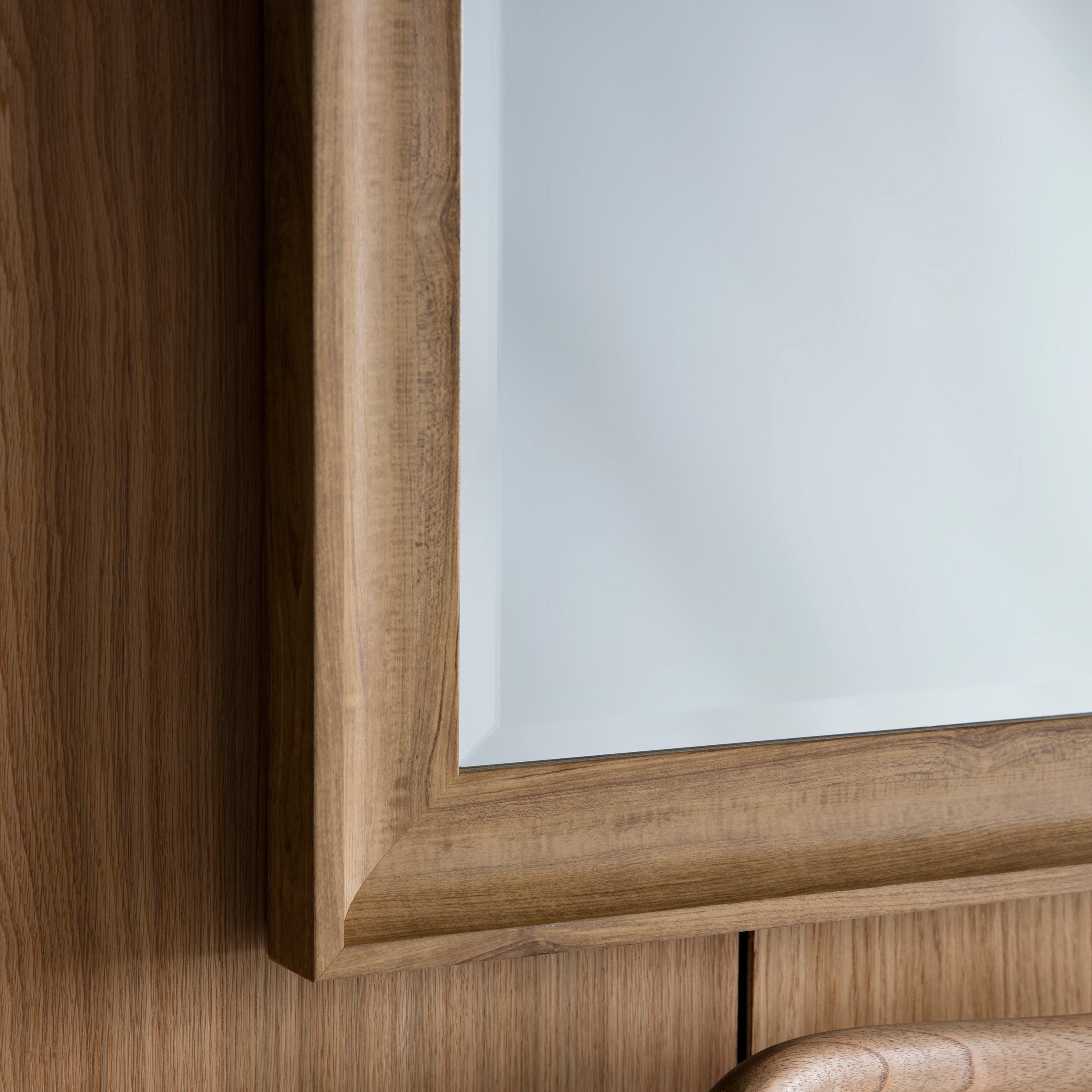 Amos Oak rectangle mirror