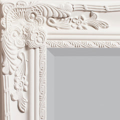 Amos Matt cream leaner mirror