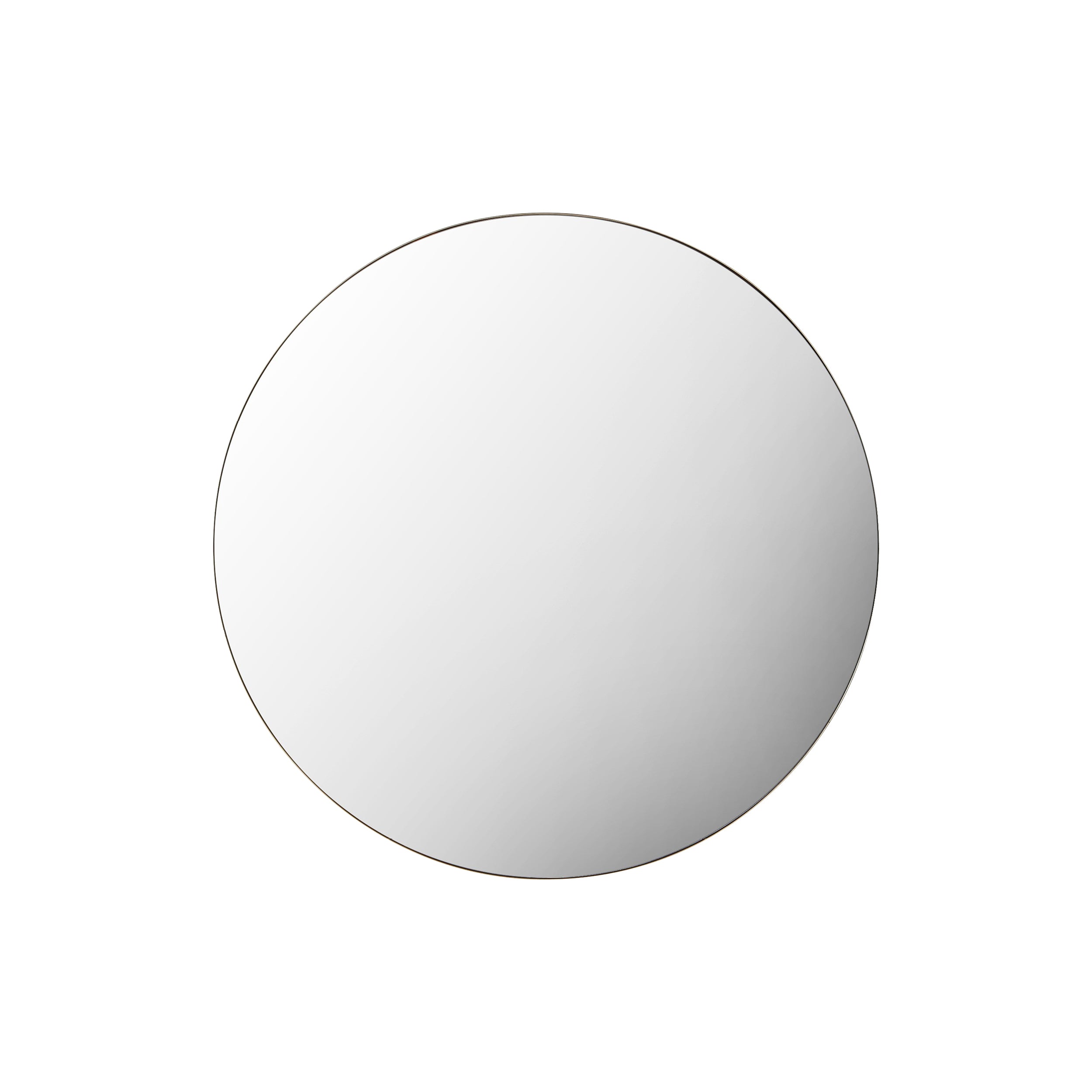 Amos Champagne gold round mirror
