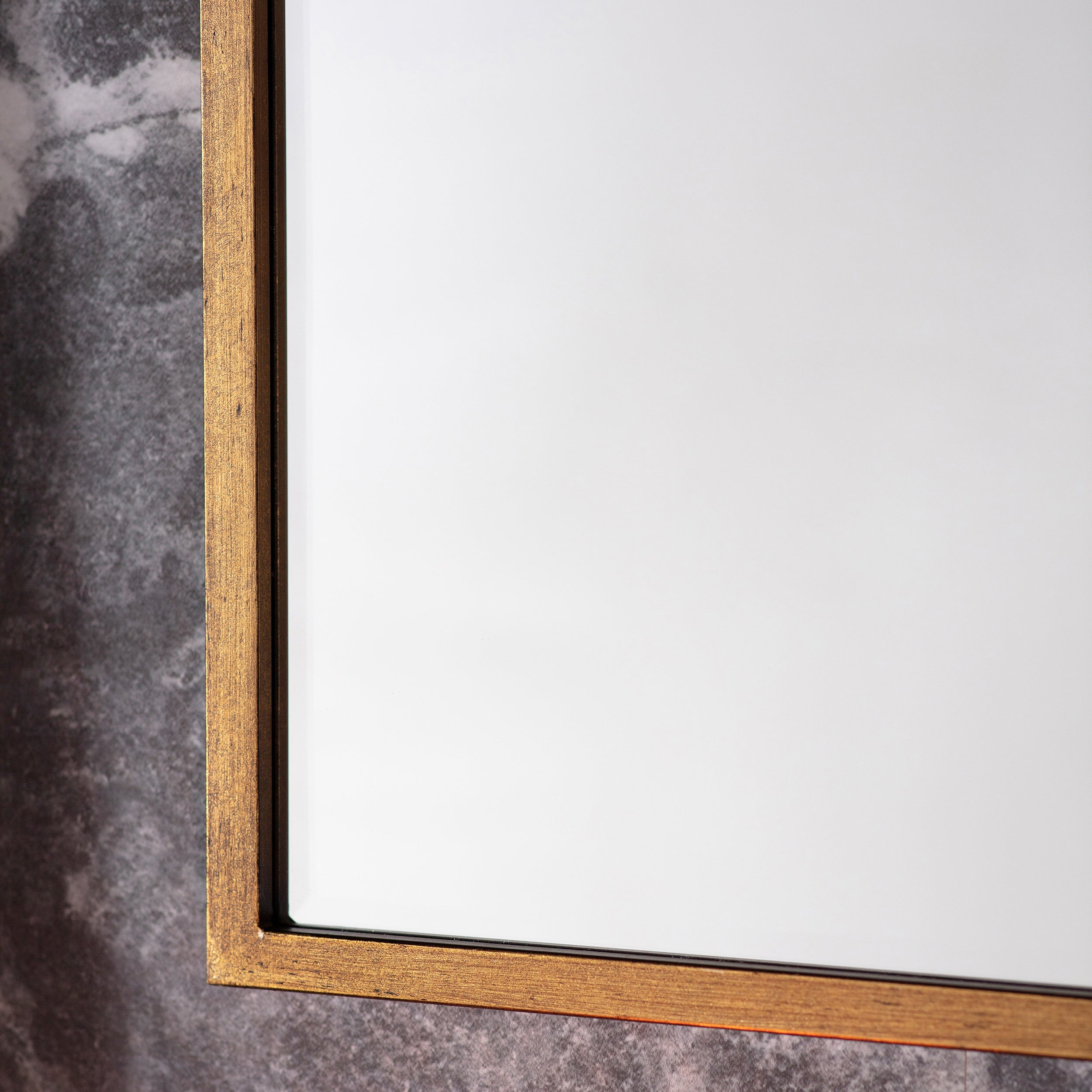 Amos Antique gold tall arch mirror