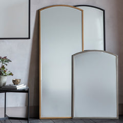 Amos Antique gold tall arch mirror