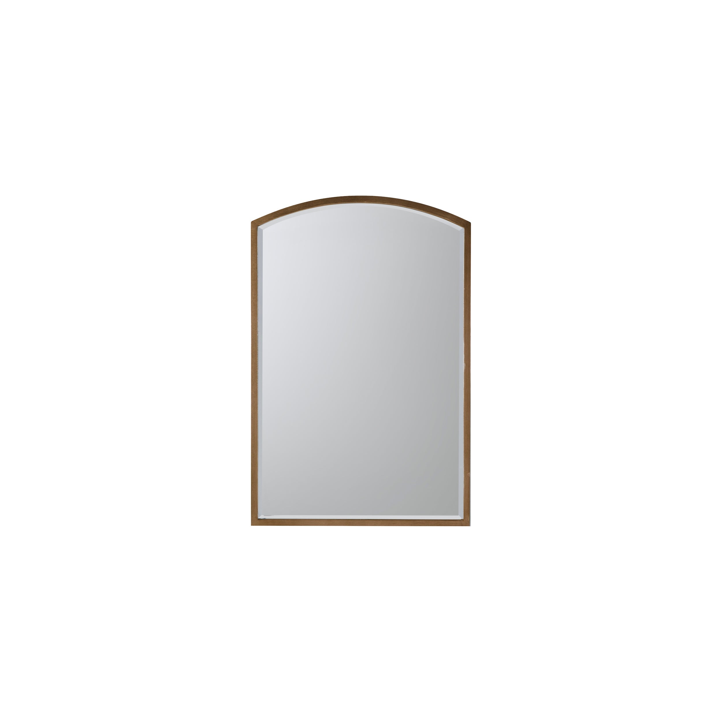 Amos Antique gold medium arch mirror