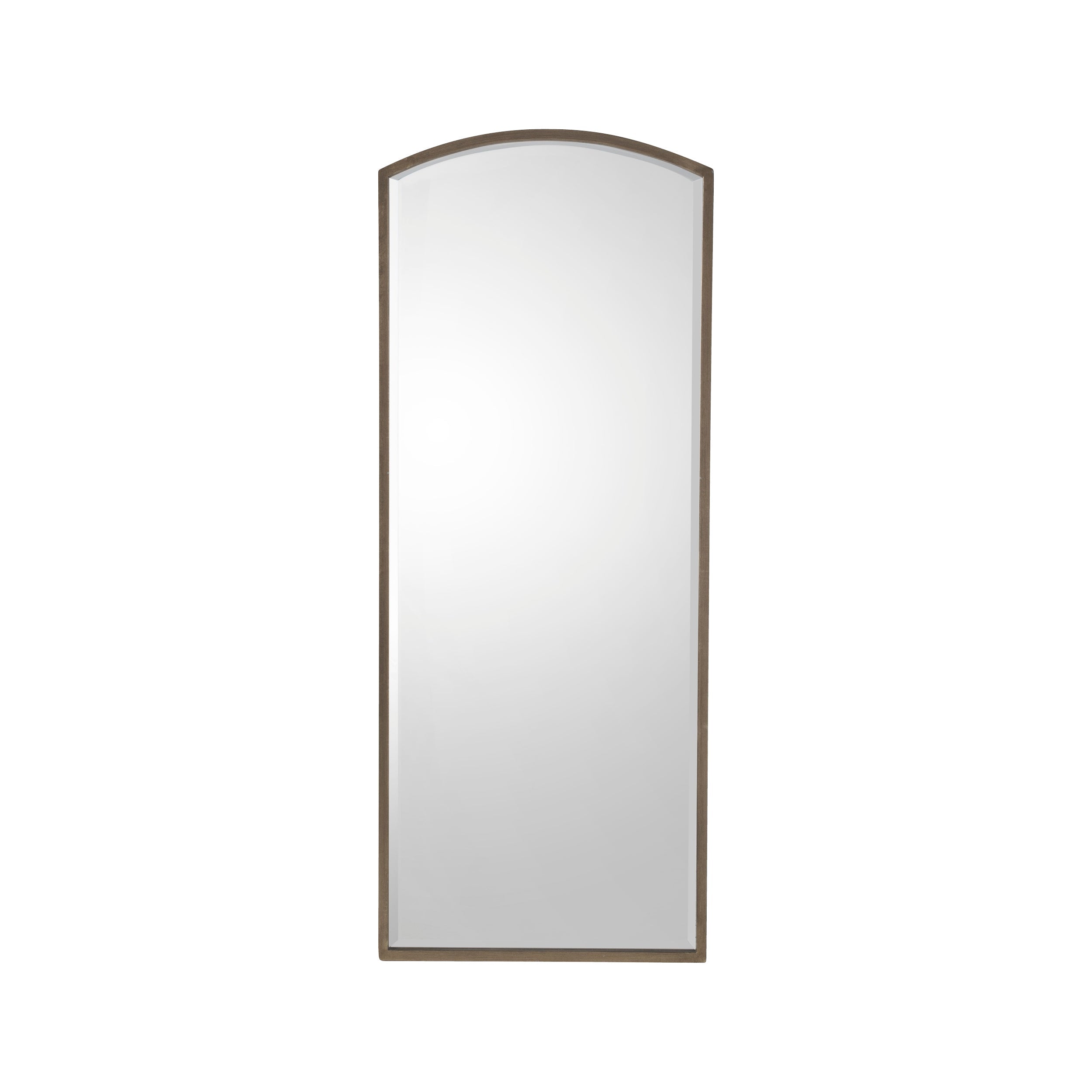 Amos Antique silver tall arch mirror