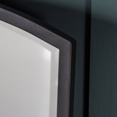 Amos Aged black tall arch mirror