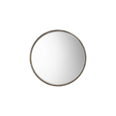 Amos Antique silver large round mirror
