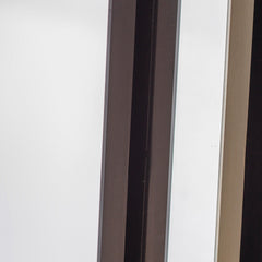 Amos Matt black arch leaner mirror