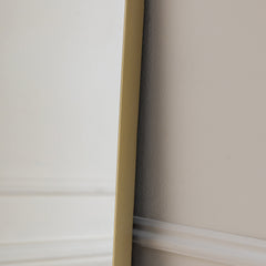 Amos Champagne gold paint arch leaner mirror