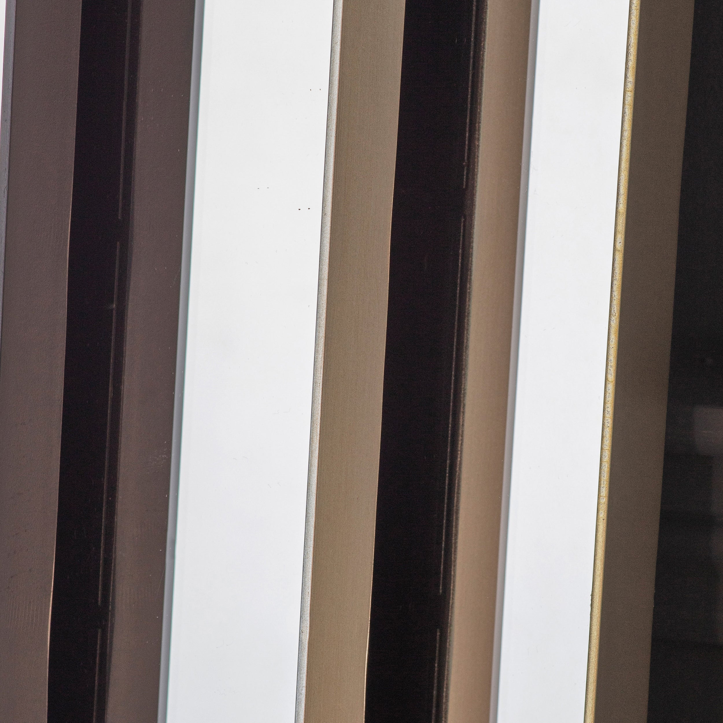 Amos Champagne gold paint arch leaner mirror