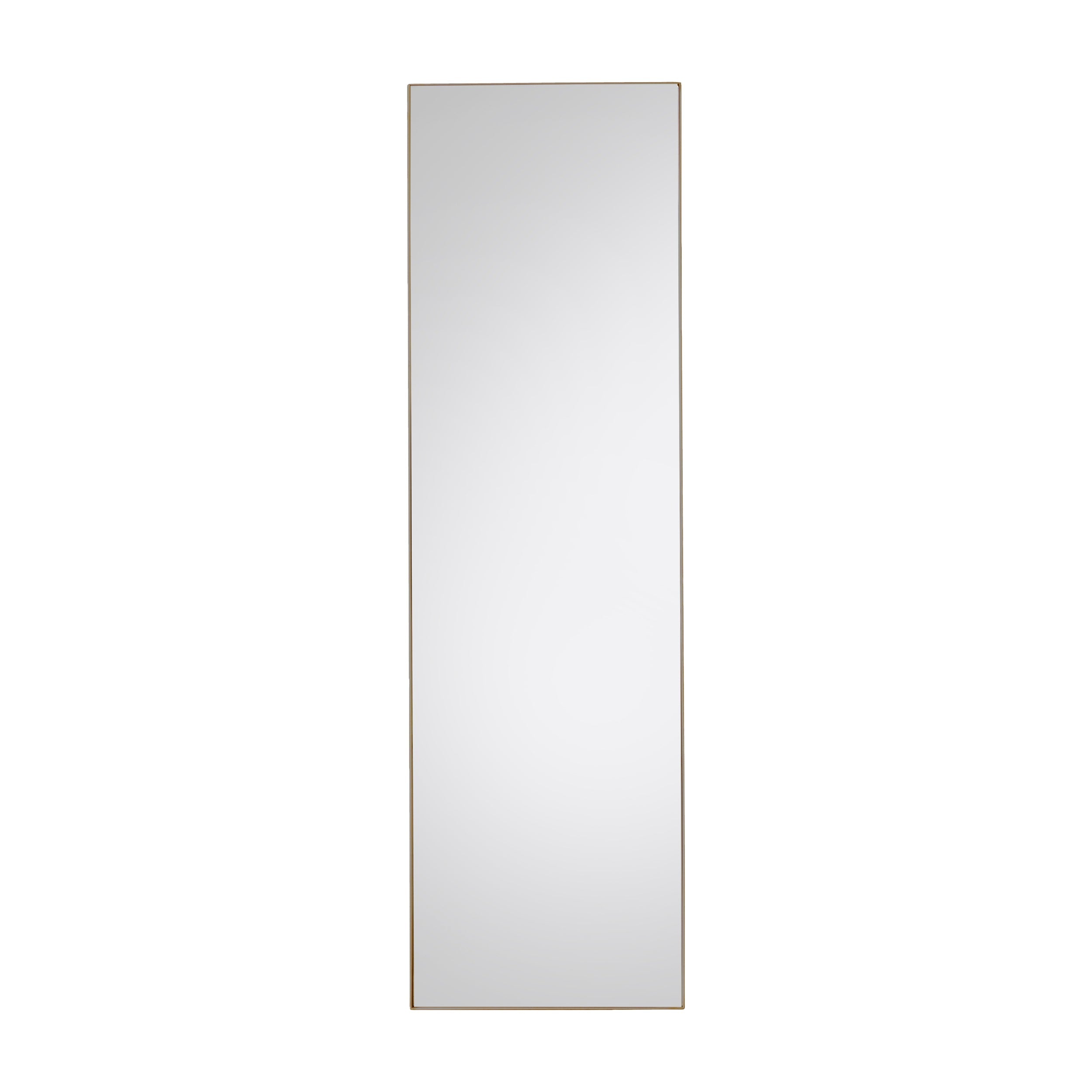 Amos Brushed bronze leaner mirror
