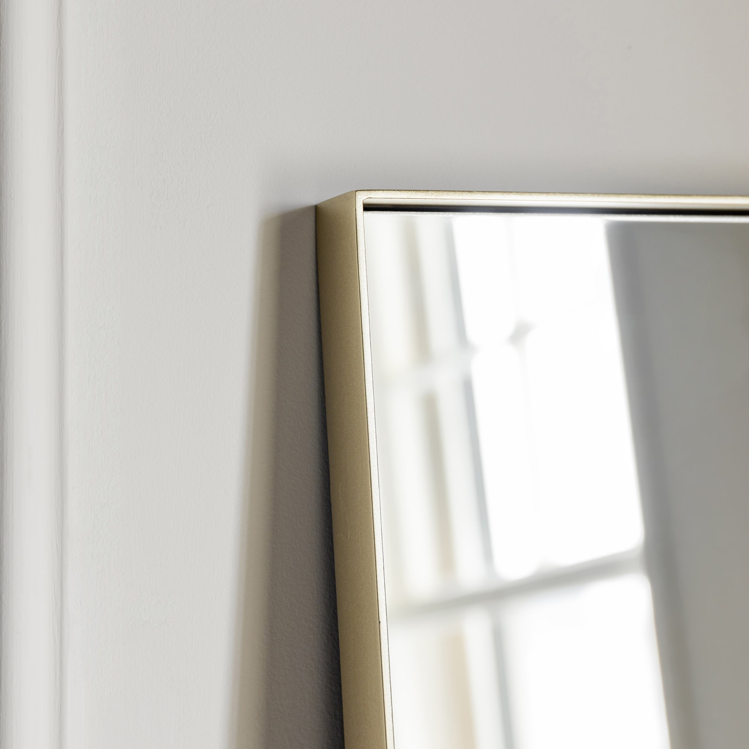 Amos Champagne gold leaner mirror