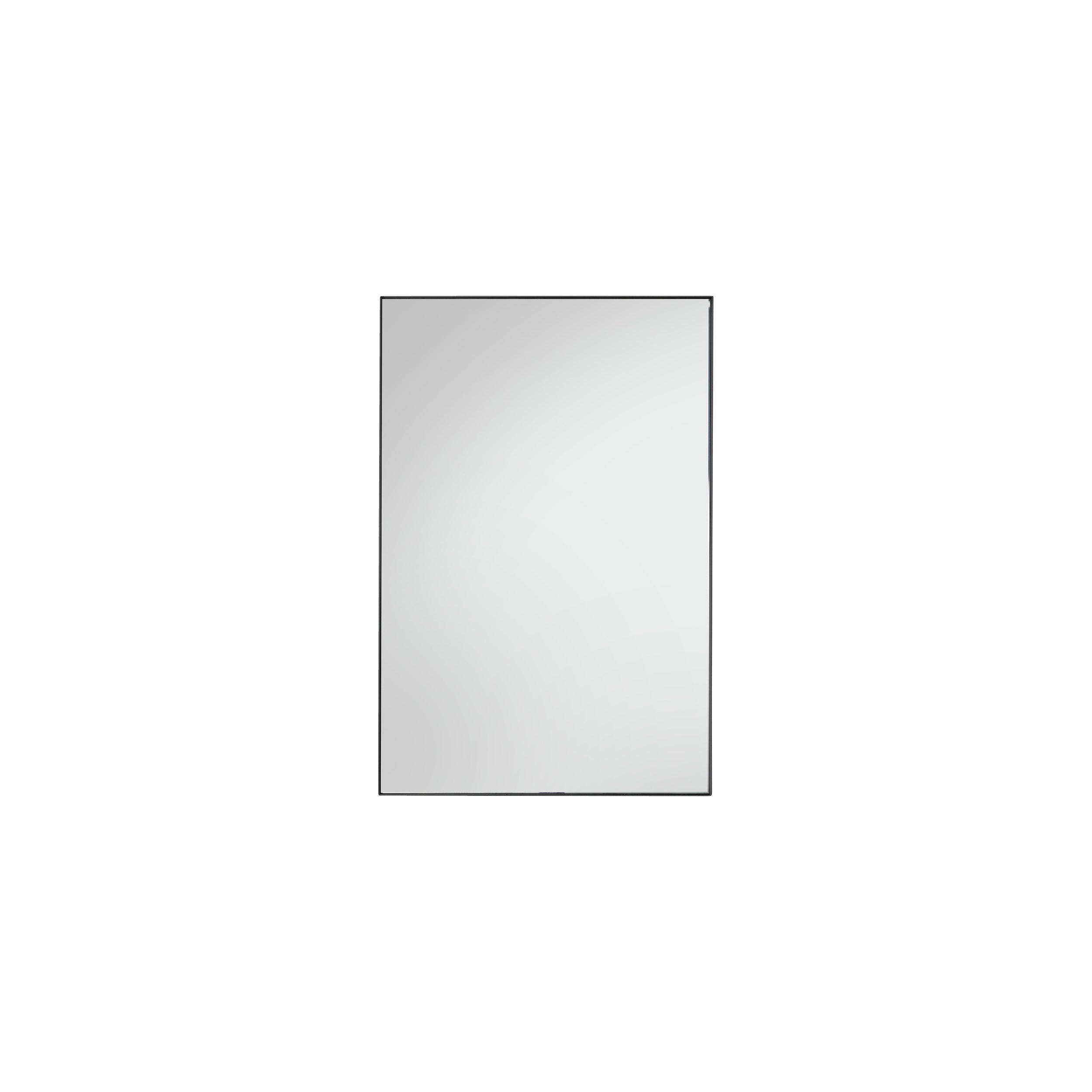 Amos Matt black rectangle mirror