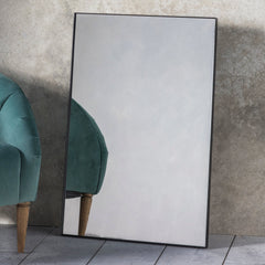 Amos Matt black rectangle mirror