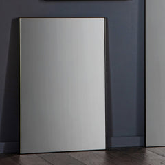 Amos Matt black rectangle mirror
