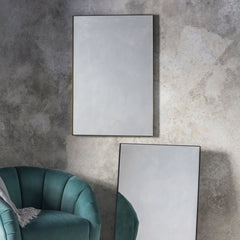 Amos Aged bronze paint rectangle mirror