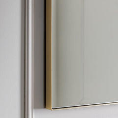 Amos Champagne gold paint rectangle mirror