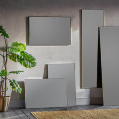 Amos Champagne gold paint rectangle mirror