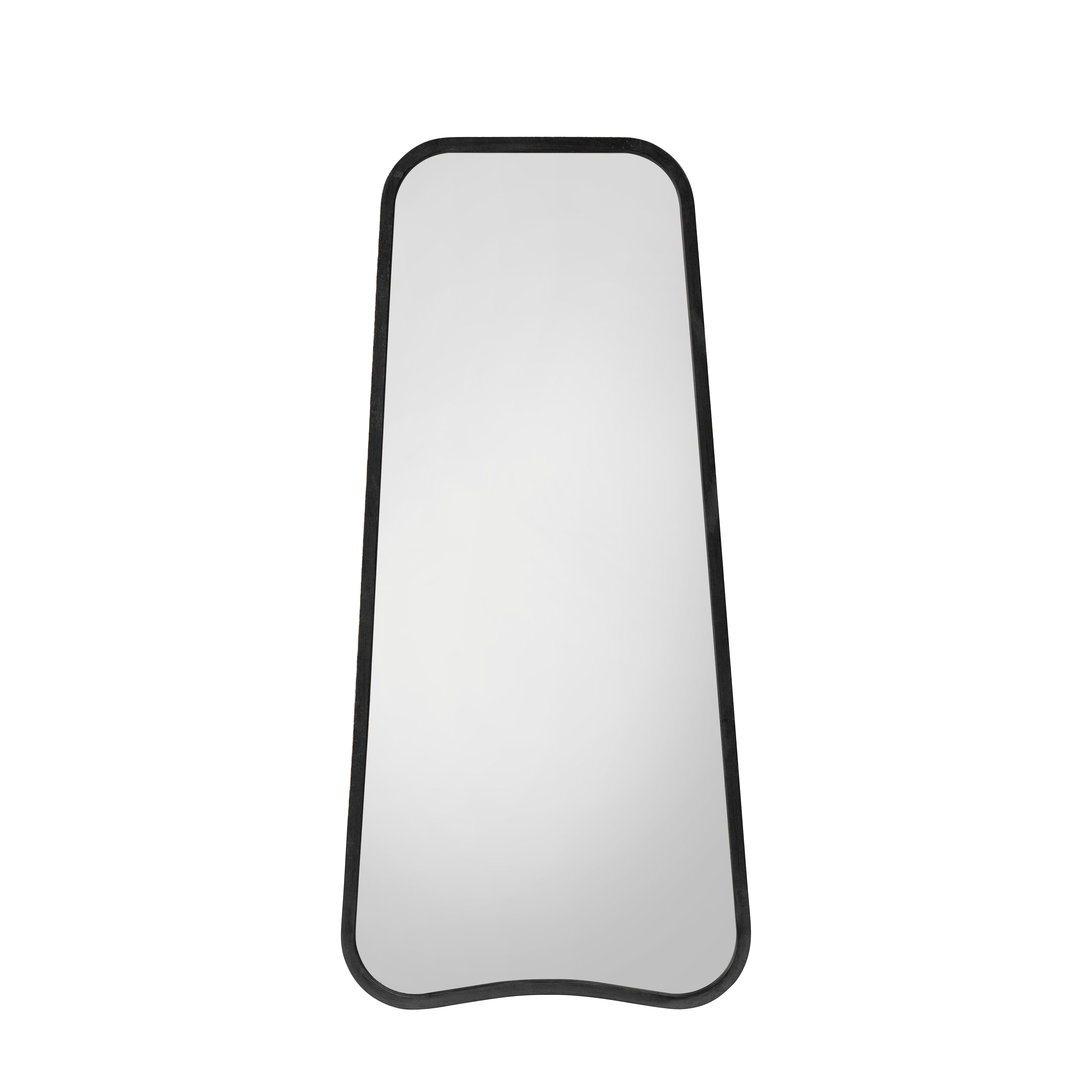 Amos Black tapered leaner mirror
