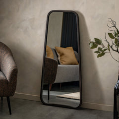 Amos Black tapered leaner mirror