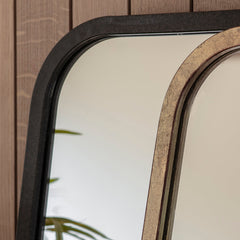 Amos Black tapered leaner mirror