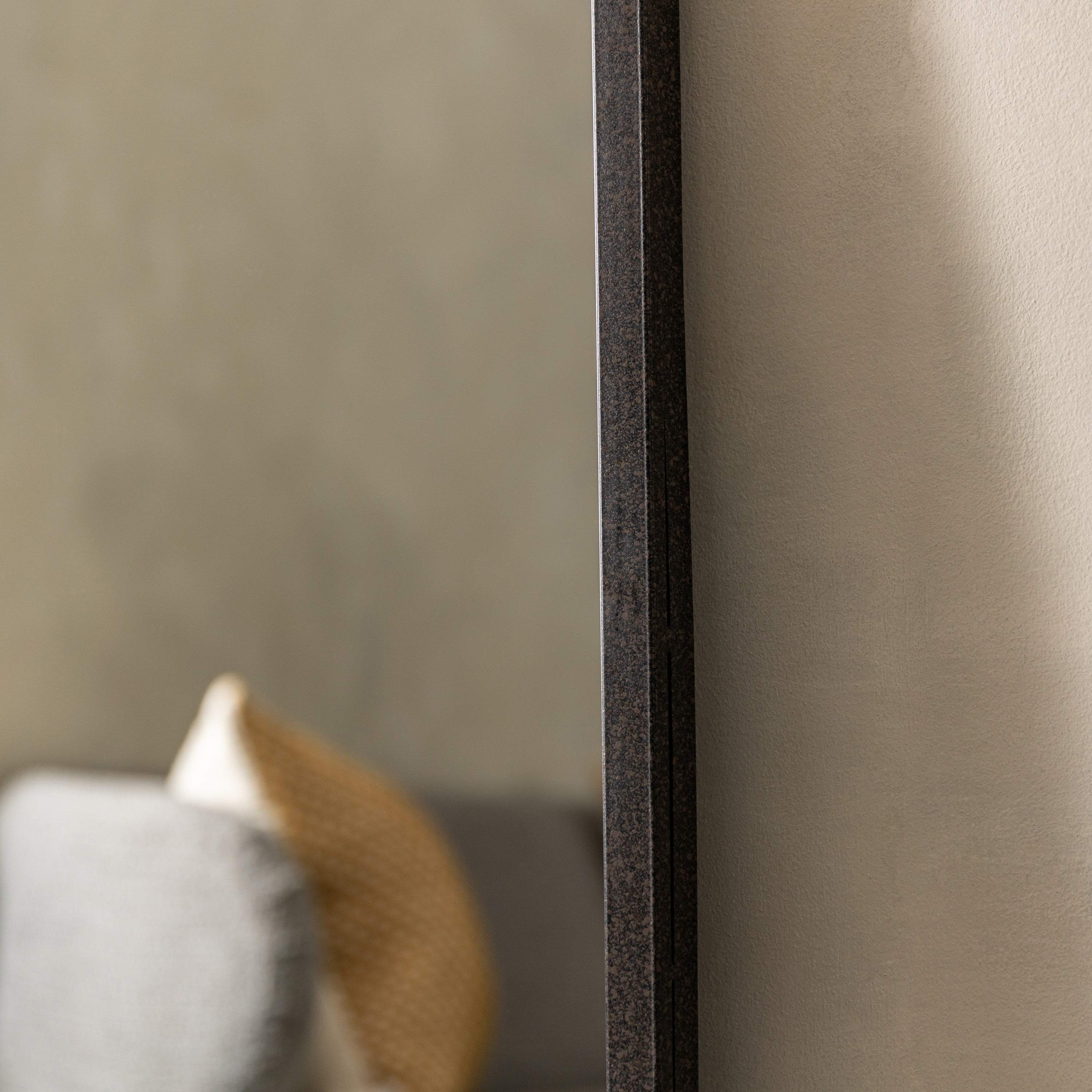 Amos Black tapered leaner mirror