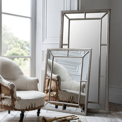 Amos Aged pewter rectangle mirror