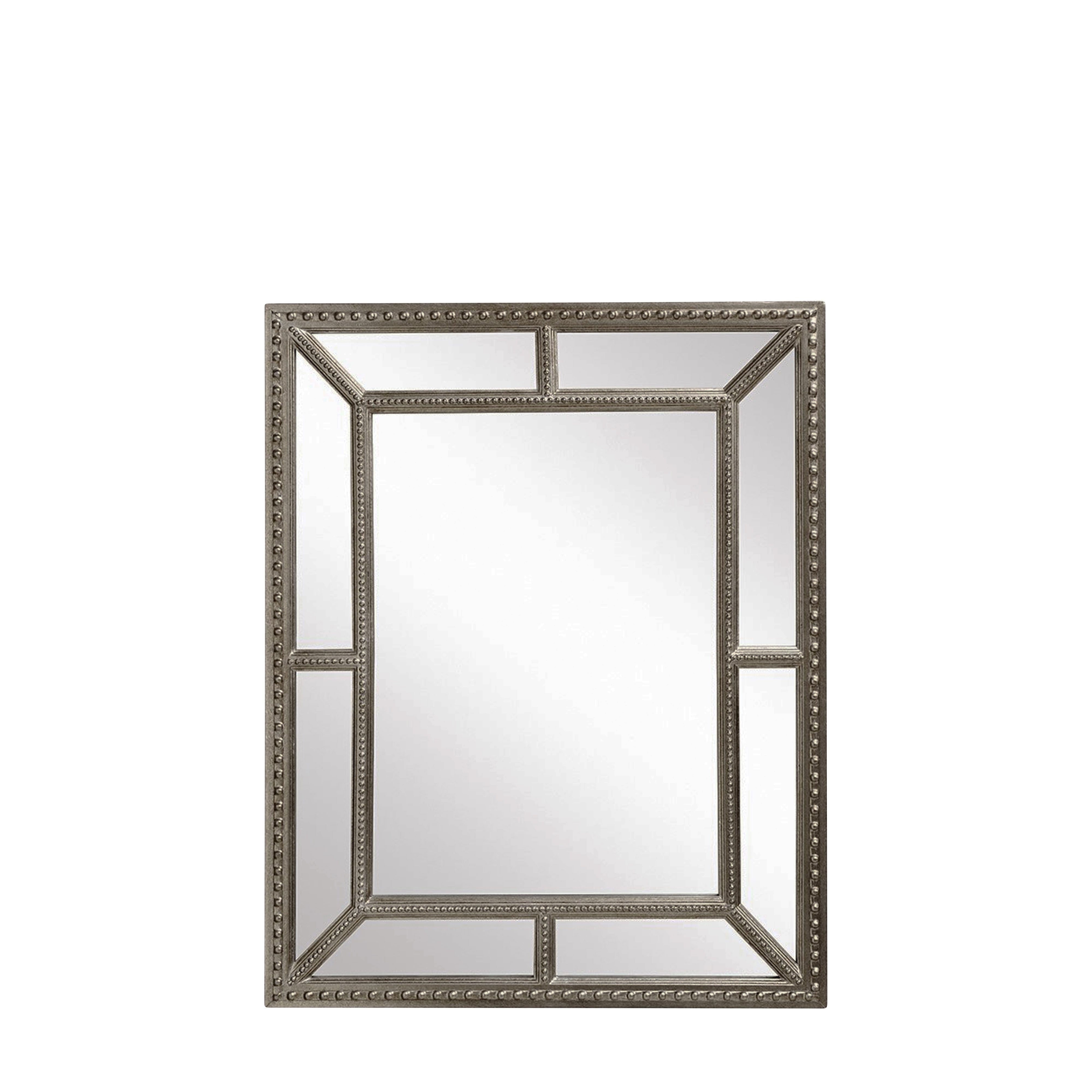 Amos Aged pewter rectangle mirror