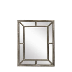 Amos Aged pewter rectangle mirror