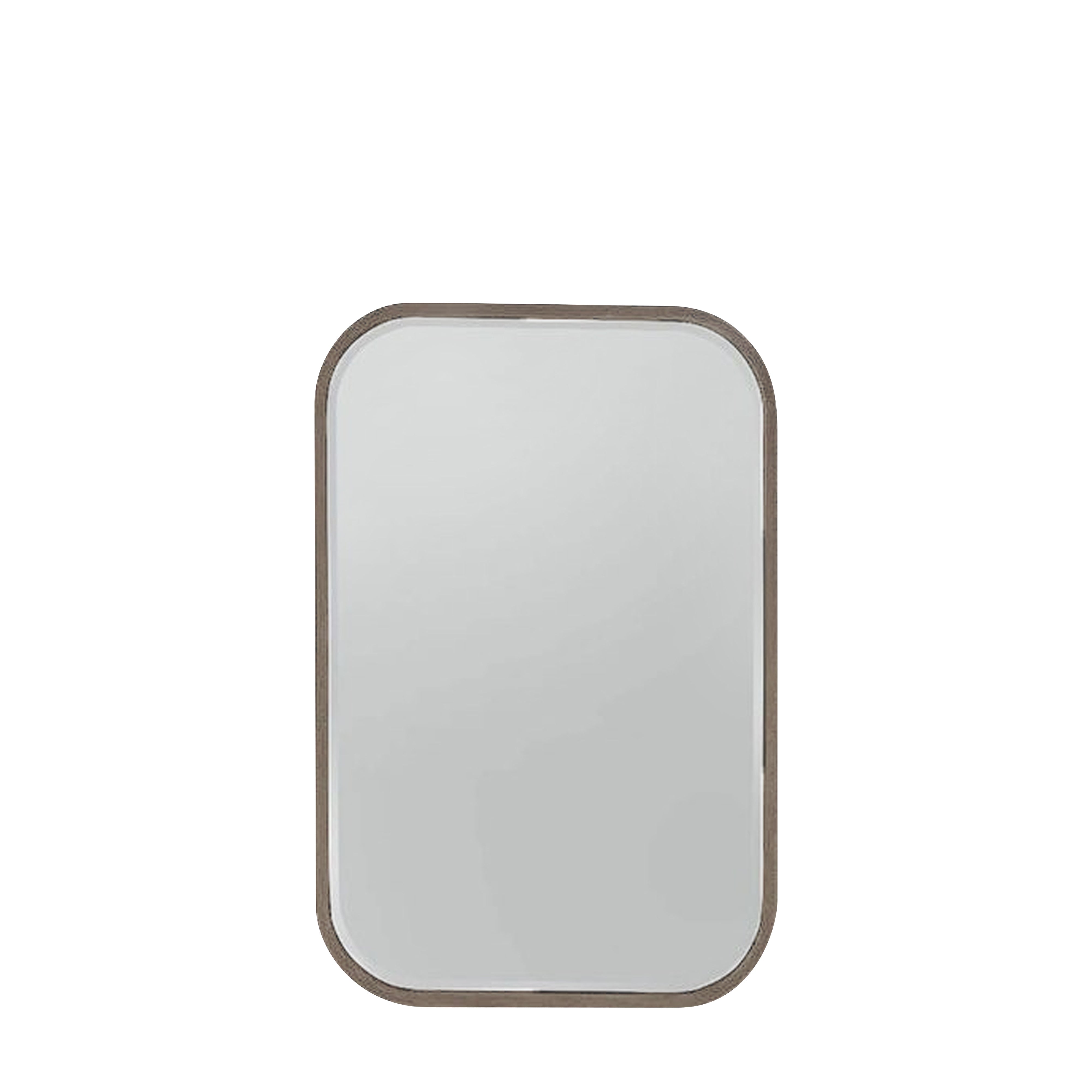 Amos Distressed champagne gold medium mirror