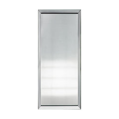 Amos Matt black edged full length mirror