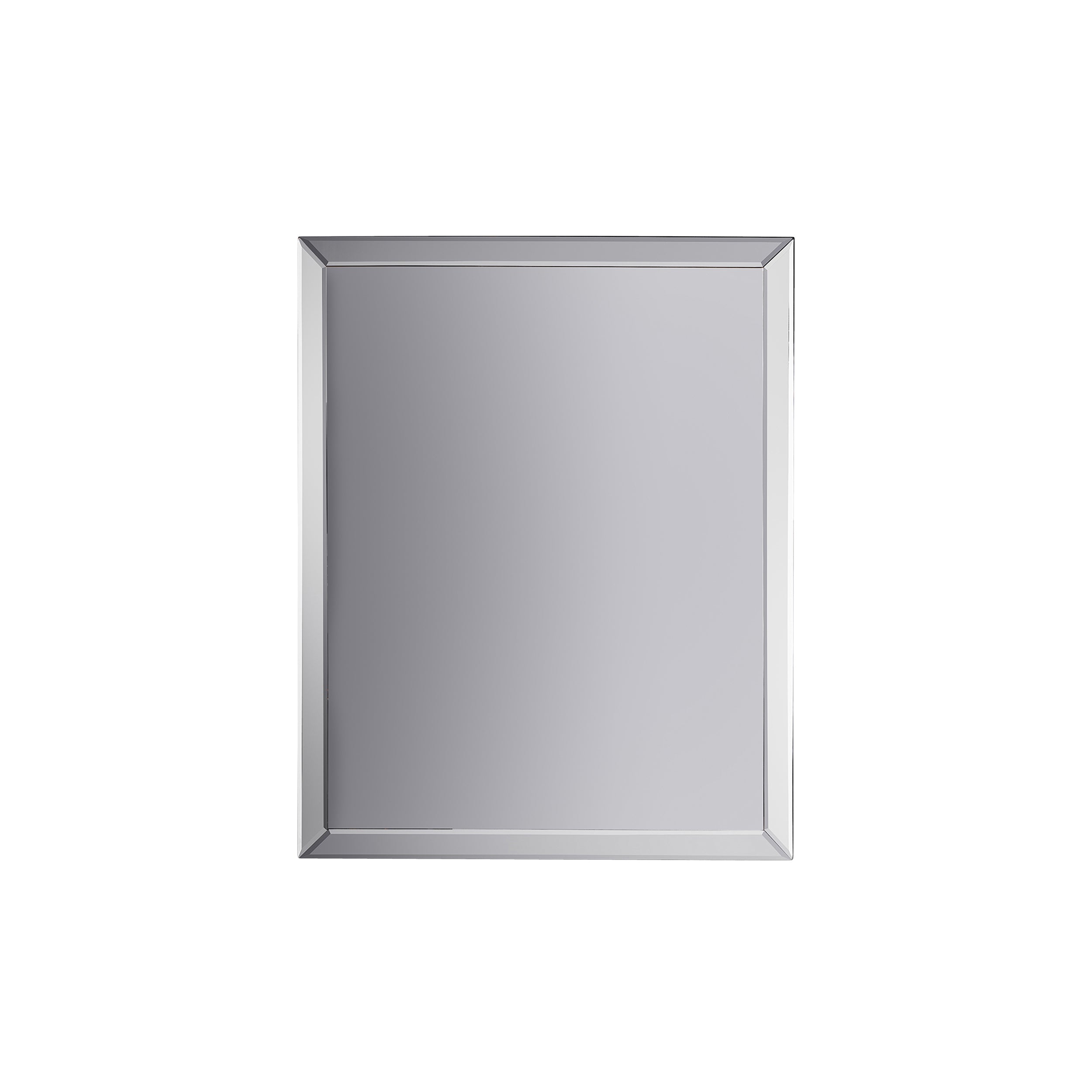 Amos Silver edged large mirror