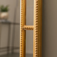 Amos Antique gold rectangular mirror