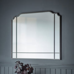 Amos Matt charcoal rectangle mirror