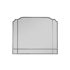 Amos Matt charcoal rectangle mirror