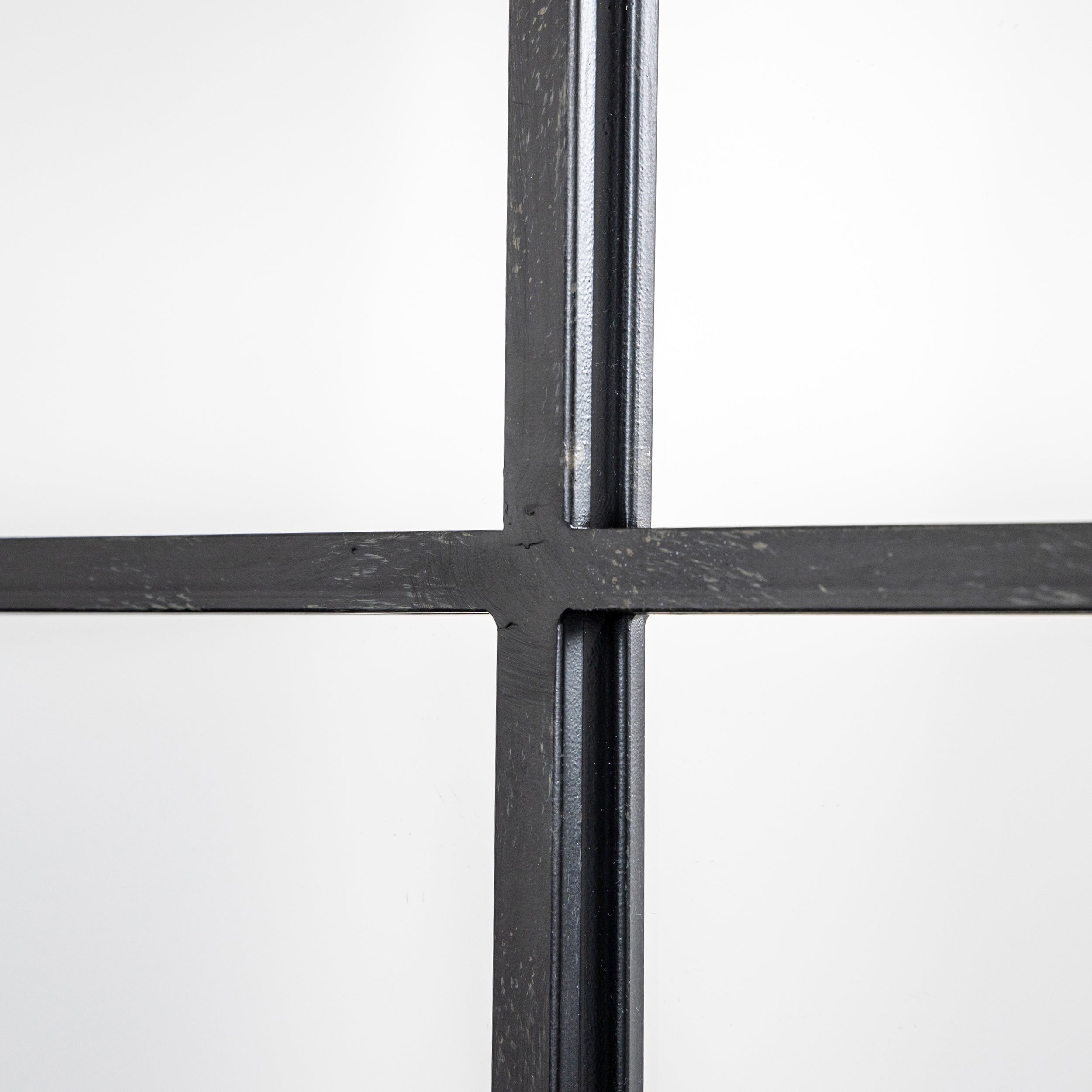 Amos Aged black window mirror