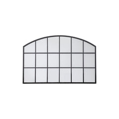 Amos Aged black window mirror