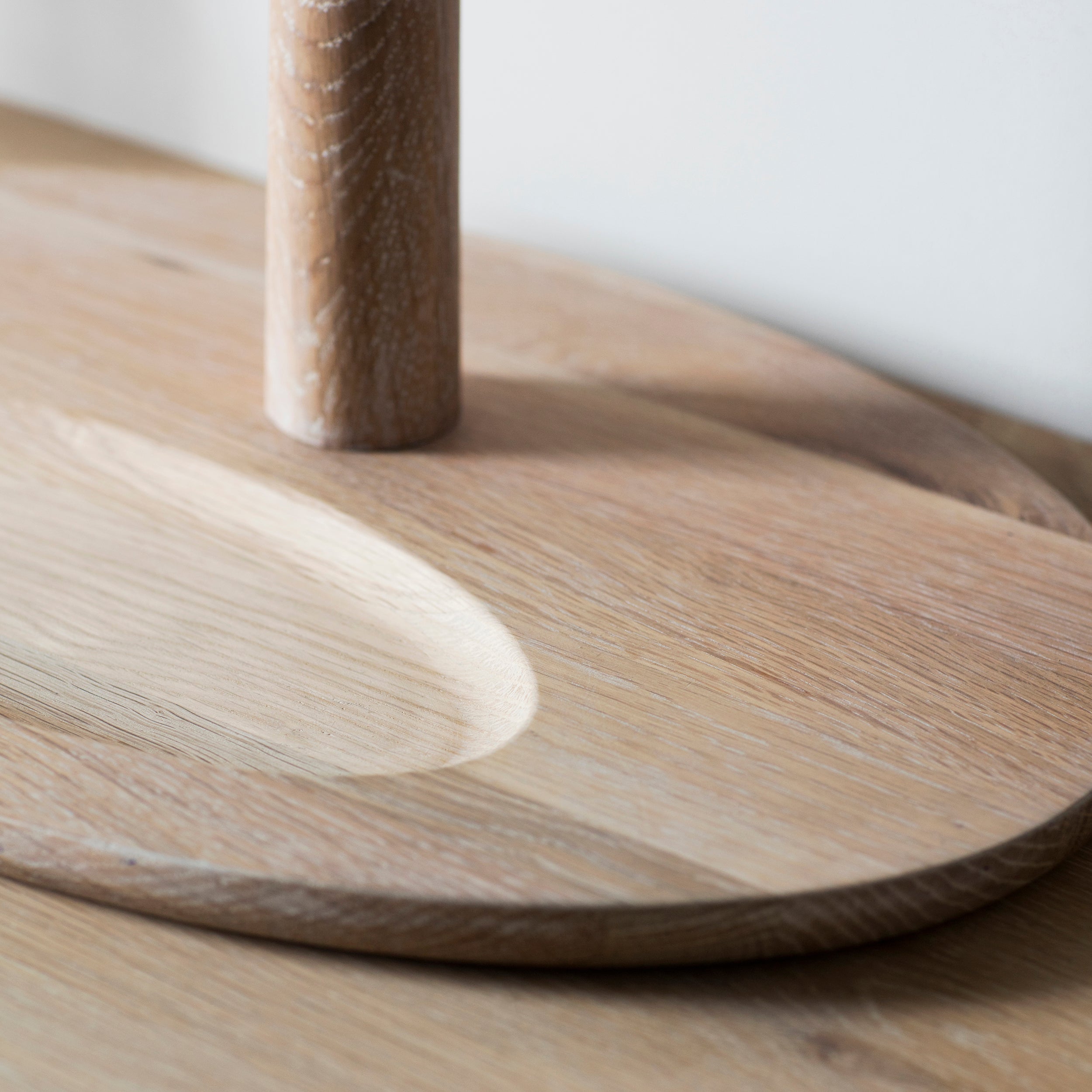 Amos Natural oak table top mirror