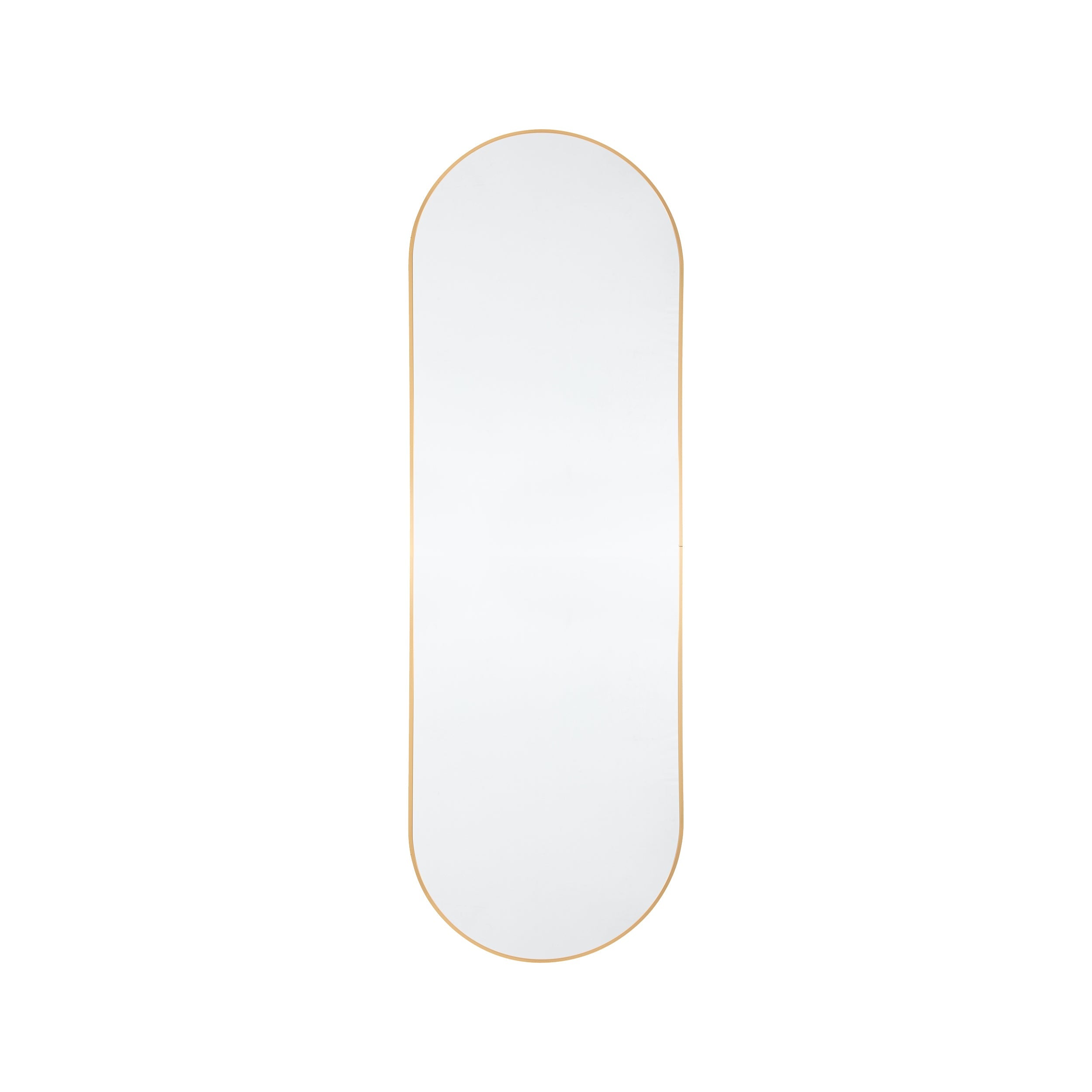 Amos Gold delicate frame ellipse mirror