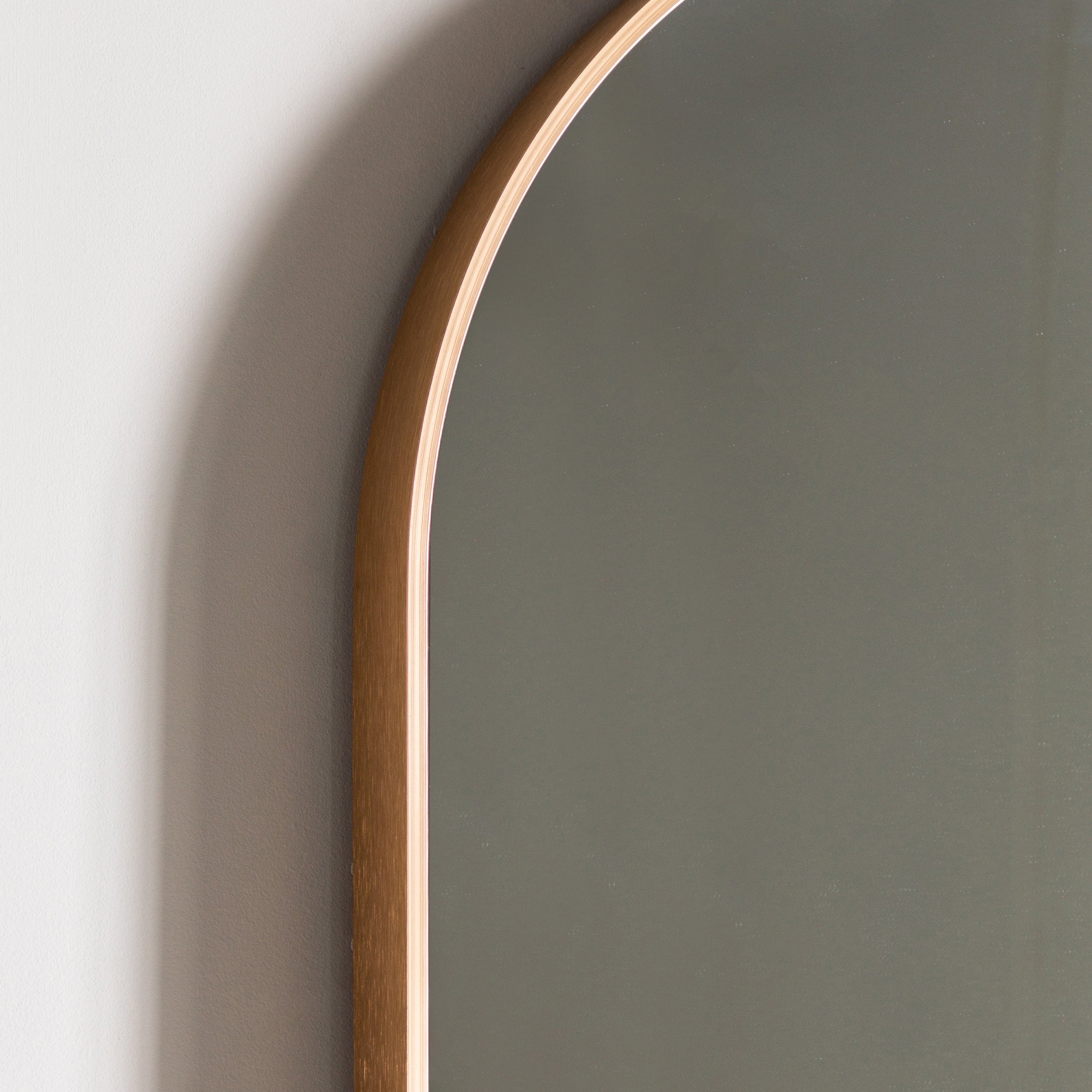 Amos Gold delicate frame ellipse mirror