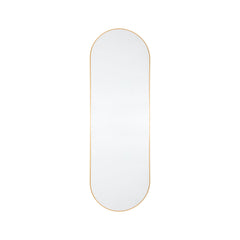 Amos Gold delicate frame ellipse mirror